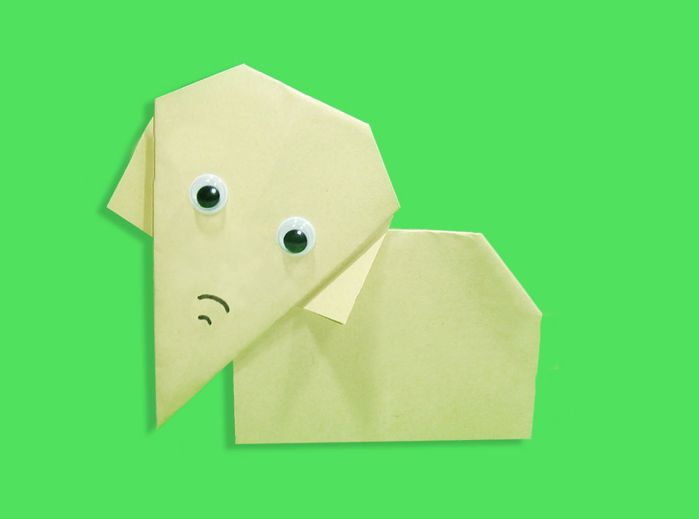 Оригами слоник для детей