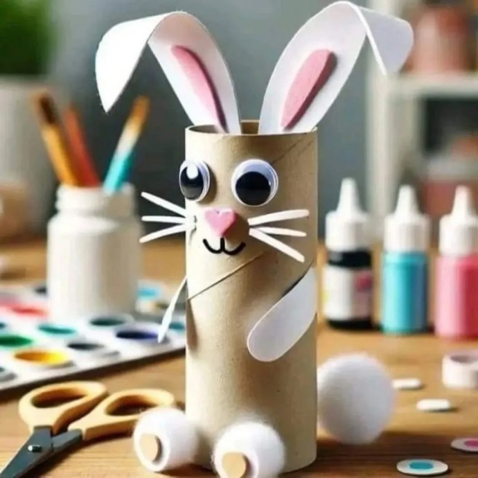 ​Веселые поделки из втулок