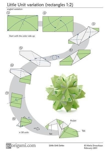 ​Шары в технике оригами